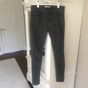 Joie Mid-Rise Grey Skinny Jeans